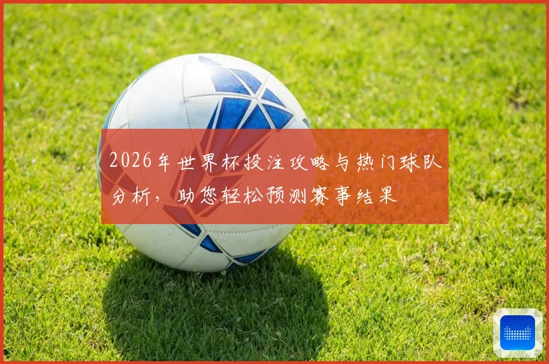 2026年世界杯投注攻略与热门球队分析,助您轻松预测赛事结果